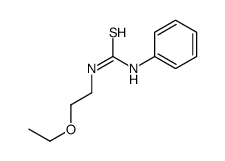 1-(2-ethoxyethyl)-3-phenylthiourea结构式