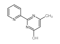 6-甲基-2-(2-吡啶基)-4-嘧啶醇结构式