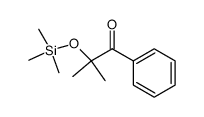 2-methyl-1-phenyl-2-((trimethylsilyl)oxy)propan-1-one结构式