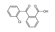 2-(2-chlorobenzoyl)benzoic acid结构式