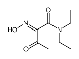 N,N-diethyl-2-hydroxyimino-3-oxobutanamide结构式
