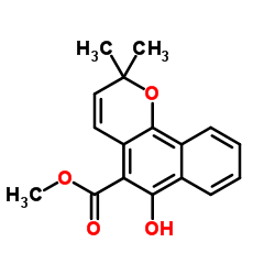 大叶茜草素结构式