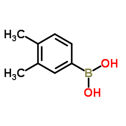 3,4-二甲基苯硼酸结构式