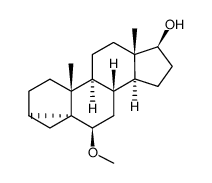 6&beta;-methoxy-3&alpha;,5&alpha;-cyclo-androstan-17&beta;-ol结构式
