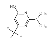 2-(二甲氨基)-6-(三氟甲基)-4-嘧啶甲醇结构式