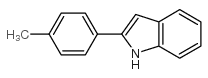 2-(4-甲基苯基)-1H-吲哚结构式