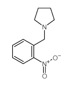 Pyrrolidine, 1-[ (2-nitrophenyl)methyl]-结构式