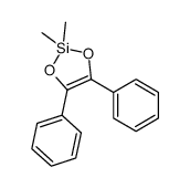 2,2-dimethyl-4,5-diphenyl-1,3,2-dioxasilole结构式