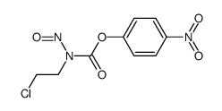 4-nitrophenyl-N-(2-chloroethyl)carbamate结构式