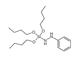 N-Tributoxysilyl-N'-phenyl-hydrazin结构式
