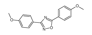 3,5-bis(4-methoxyphenyl)-1,2,4-oxadiazole结构式