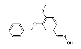3-(BENZYLOXY)-4-METHOXYBENZALDEHYDE OXIME结构式