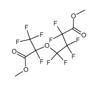 dimethyl perfluoro(2-methyl-3-oxa-heptane-1,7-dioate)结构式