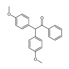2,2-bis(4-methoxyphenyl)-1-phenylethanone结构式