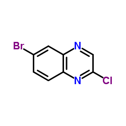 6-溴-2-氯喹恶啉结构式