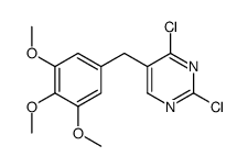 2,4-Dichloro-5-[3,4,5-trimethoxybenzyl]pyrimidine结构式