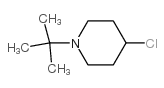 1-叔丁基-4-氯哌啶结构式
