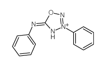 1,2,3,4-Oxatriazolium, 3-phenyl-5- (phenylamino)-, hydroxide, inner salt结构式