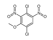 1,4-dichloro-2-methoxy-3,5-dinitrobenzene结构式