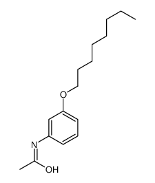 N-(3-octoxyphenyl)acetamide结构式