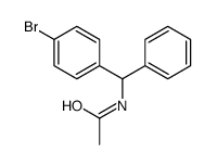N-[(4-Bromophenyl)(phenyl)Methyl]acetamide结构式