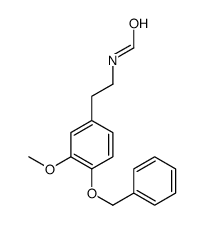 N-[2-(3-methoxy-4-phenylmethoxyphenyl)ethyl]formamide结构式
