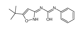 1-(5-tert-butyl-1,2-oxazol-3-yl)-3-phenylurea结构式