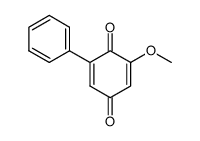 2-methoxy-6-phenyl-1,4-benzoquinone结构式