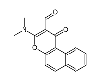 3-(dimethylamino)-1-oxobenzo[f]chromene-2-carbaldehyde结构式