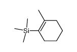 (2-methyl-1-cyclohexen-1-yl)trimethylsilane结构式