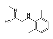 2-(2,6-dimethylanilino)-N-methylacetamide结构式