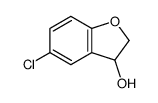 5-chloro-2,3-dihydro-1-benzofuran-3-ol结构式