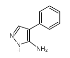 3-氨基-4-苯基-1H-吡唑结构式