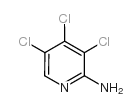 3,4,5-三氯吡啶-2-胺结构式