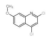 2,4-二氯-7-甲氧基喹啉结构式