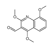 2,4,8-trimethoxyquinoline-3-carbaldehyde结构式