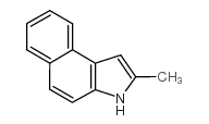 2,3-二甲基-1H-苯并[e]吲哚结构式
