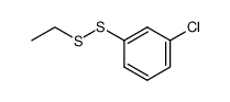 Ethyl-3-chlorphenyl-Disulfid结构式