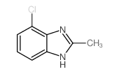 4-氯-2-甲基-1H-苯并[d]咪唑结构式