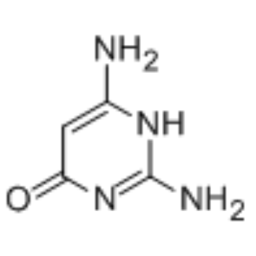 2,4-二氨基-6-羟基嘧啶结构式