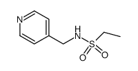 4-(N-methyl-methanesulphonamidomethyl)pyridine结构式