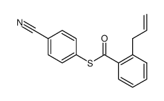 S-(4-cyano)phenyl 2-(prop-2-enyl)benzenecarbothioate结构式