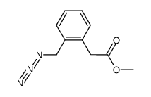 methyl 2-(2-azidomethyl)phenyl acetate结构式