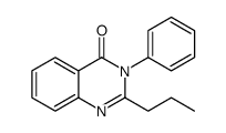 3-phenyl-2-propylquinazolin-4-one结构式