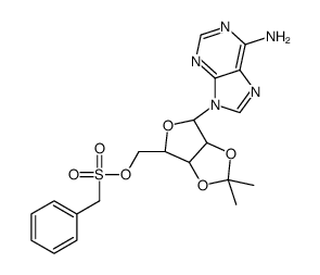 2',3'-O-ISOPROPYLIDENE-5'-O-TOLUOLSULFONYL-ADENOSINE结构式