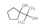 1-(2-hydroxypropan-2-yl)cyclopentan-1-ol结构式
