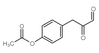 [4-(2,3-dioxopropyl)phenyl] acetate结构式