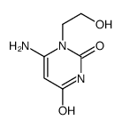 6-amino-1-(2-hydroxyethyl)pyrimidine-2,4-dione结构式