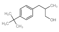 Benzenepropanol,4-(1,1-dimethylethyl)-b-methyl-结构式