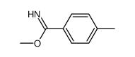 p-toluimidic acid methyl ester结构式